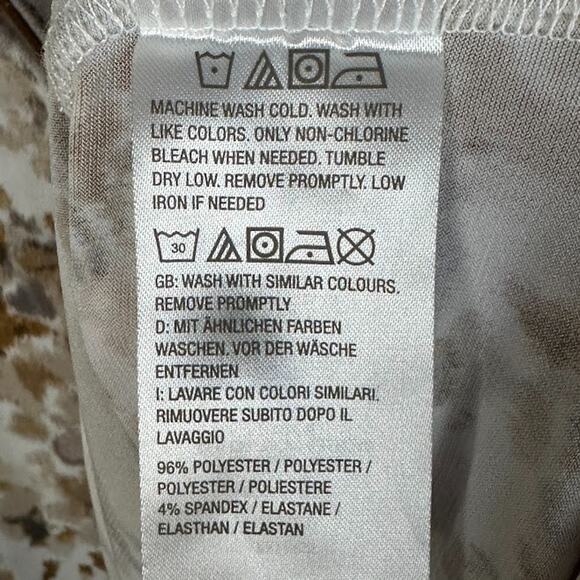 Susan Graver Top Womens 4X Brown Stretch Comfort V Neck Liquid Knit Office Tunic - Picture 5 of 10